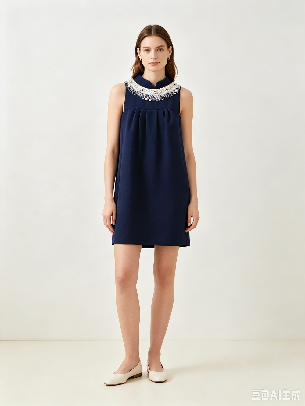 Matthew Williamson black sleeveless midi dress - Picture 3 of 8